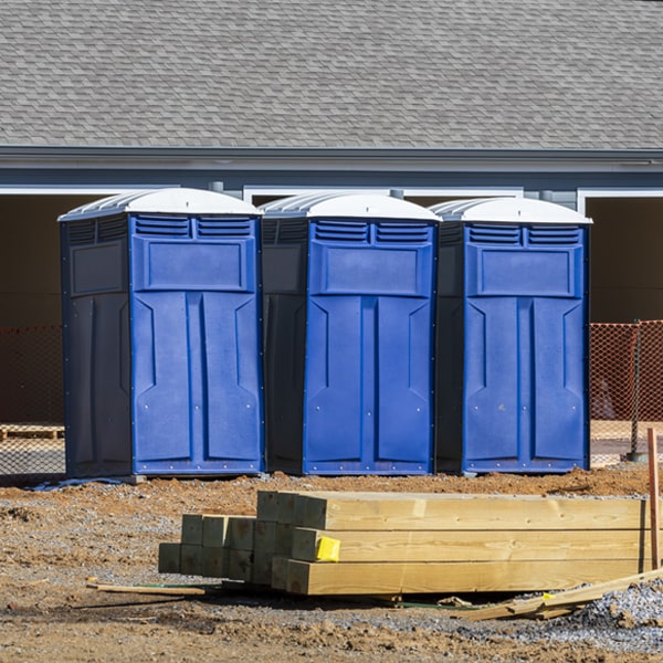 how do you dispose of waste after the portable restrooms have been emptied in Wilcox MI